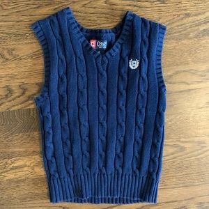 Chaps navy sweater vest